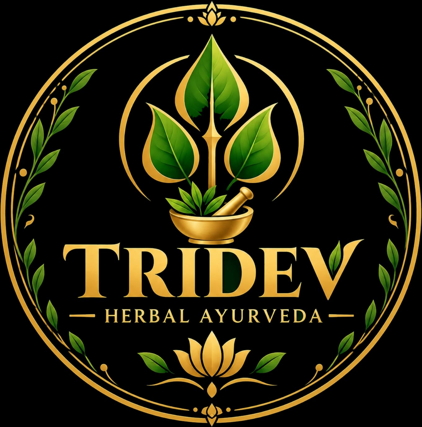 Tridev Herbal Ayurvedha logo