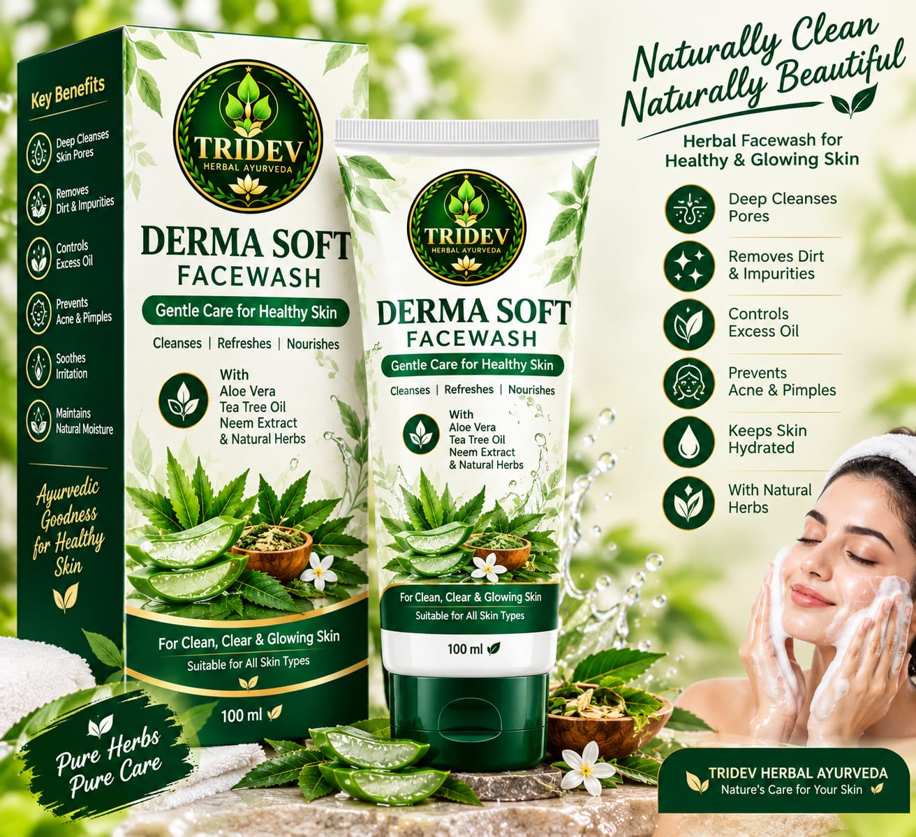 Derma Soft Facewash
